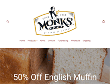 Tablet Screenshot of monksbread.com